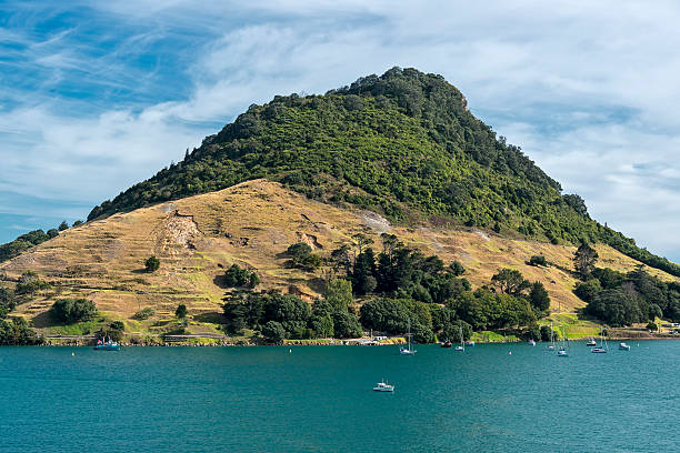 Mount Maunganui, Tauranga New Zealand Mount Maunganui is extinct volcano that rises above the town of Tauranga. It is also known as the Mount. mount maunganui stock pictures, royalty-free photos & images
