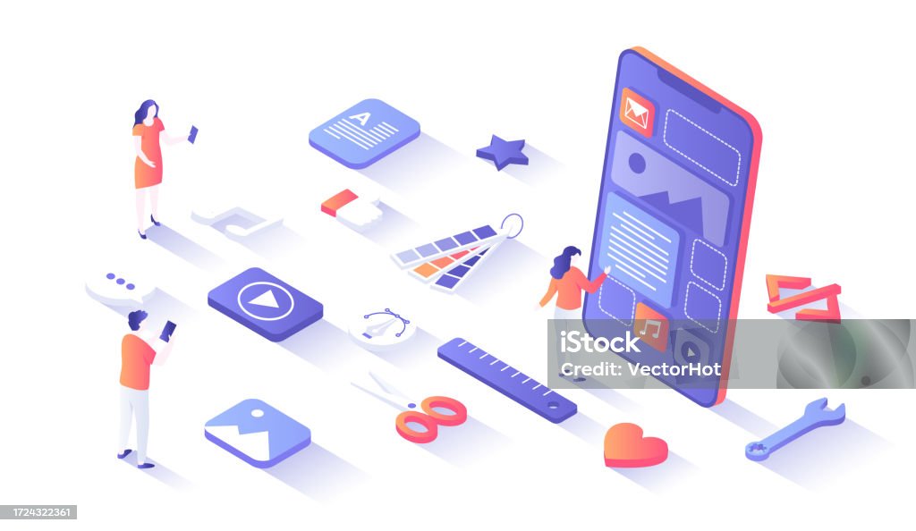 User Interface Ui And User Experience Ux Design Interface Construction ...