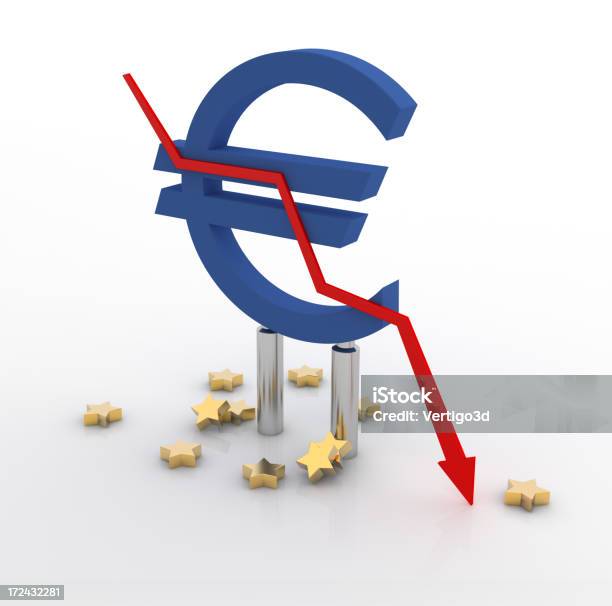 Znak Strefa Euro - zdjęcia stockowe i więcej obrazów Bank centralny - Bank centralny, Biznes, Czerwony