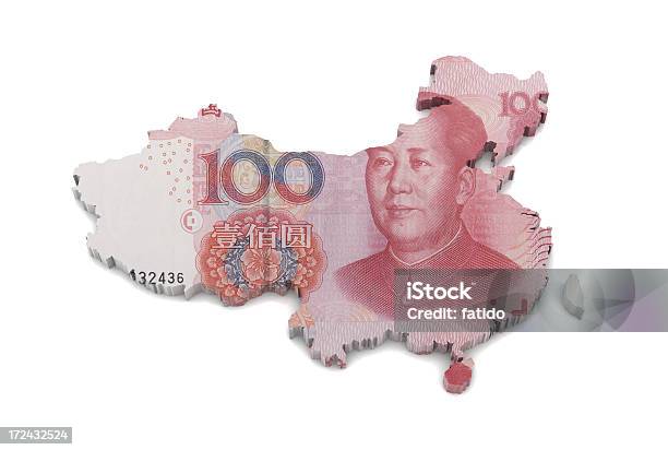 Yuan На Китай Карта — стоковые фотографии и другие картинки Азия - Азия, Без людей, Белый