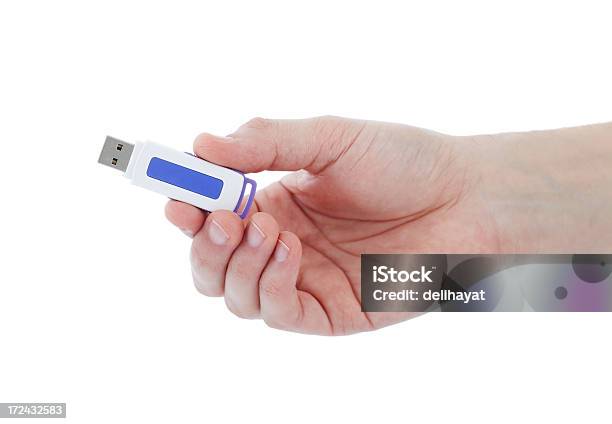 Photo libre de droit de Clé Usb De Mémoire Flash banque d'images et plus d'images libres de droit de Carte mémoire - Carte mémoire, Clé USB de mémoire flash, Fond blanc