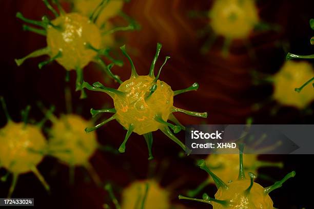 Вирус 3d Медикобиологическое Изображение — стоковые фотографии и другие картинки Абстрактный - Абстрактный, Бактерия, Биология