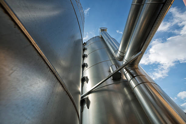 istock Buffer Vessel of a biomass plant, Energiewende, Germany 172433178