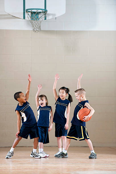 istock Diverse Childrens Basketball Team 172433205