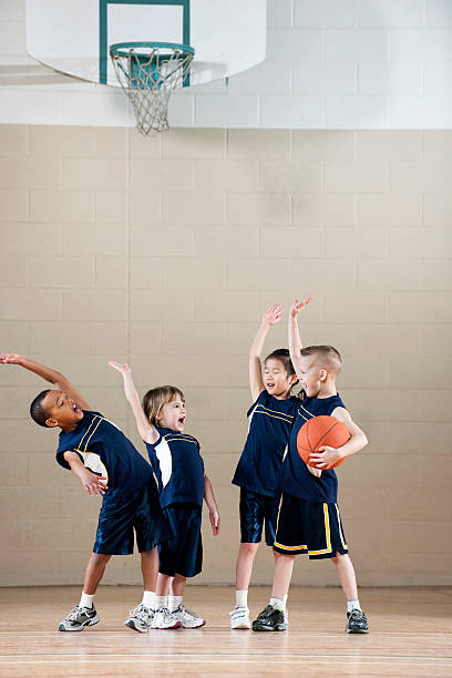 istock Diverse Childrens Basketball Team 172433220