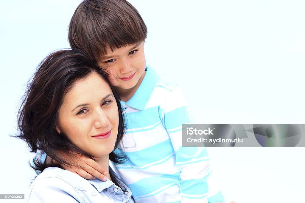 구슬눈꼬리 및 son - 로열티 프리 가족 스톡 사진