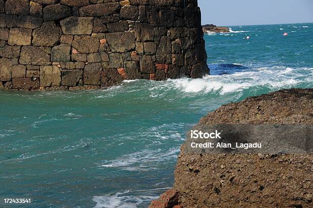 Rozel Harbour Jersey - Fotografie stock e altre immagini di Architettura - Architettura, Argillite, Astratto