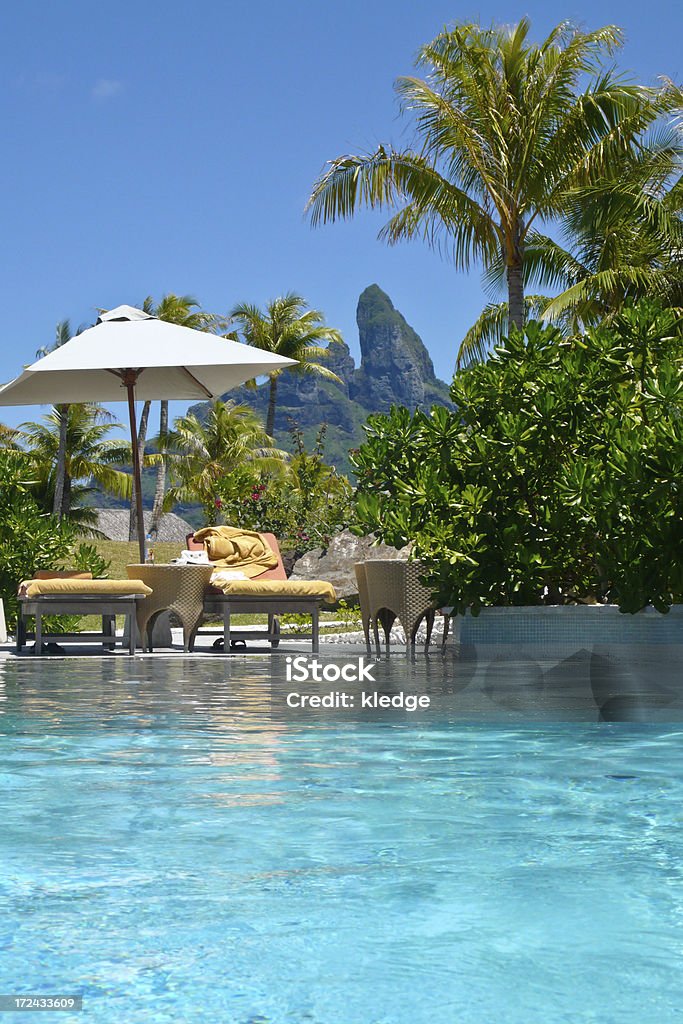 Piscina Tropical - Royalty-free Bora Bora Foto de stock