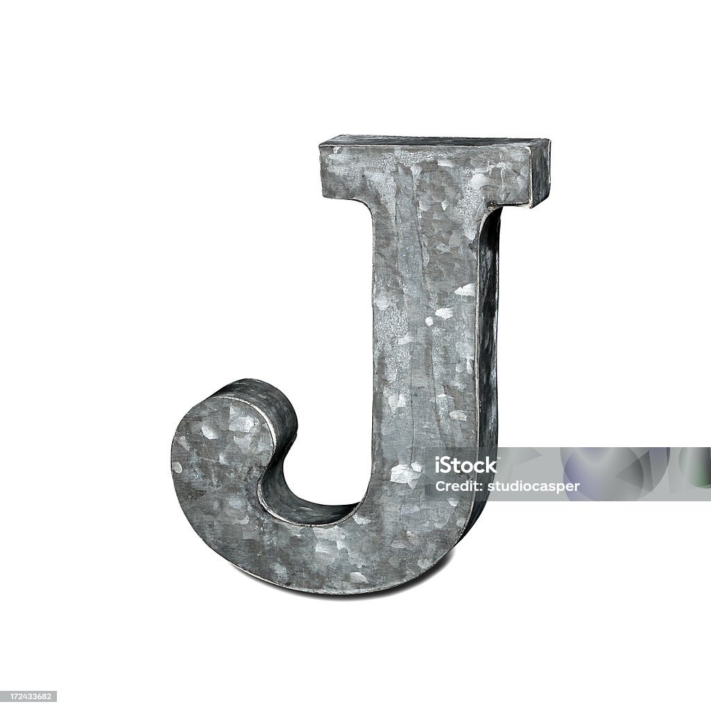 Buchstabe J - Lizenzfrei Alphabet Stock-Foto