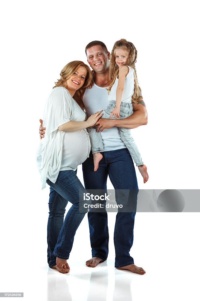 Giovane famiglia felice - Foto stock royalty-free di Famiglia