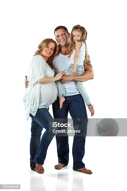 Giovane Famiglia Felice - Fotografie stock e altre immagini di Famiglia - Famiglia, 4-5 anni, Abbigliamento casual