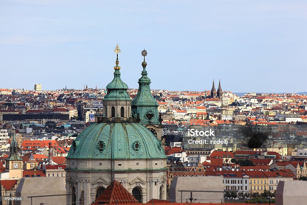 Chiesa di San Nicola-Praga - Foto stock royalty-free di Ambientazione esterna