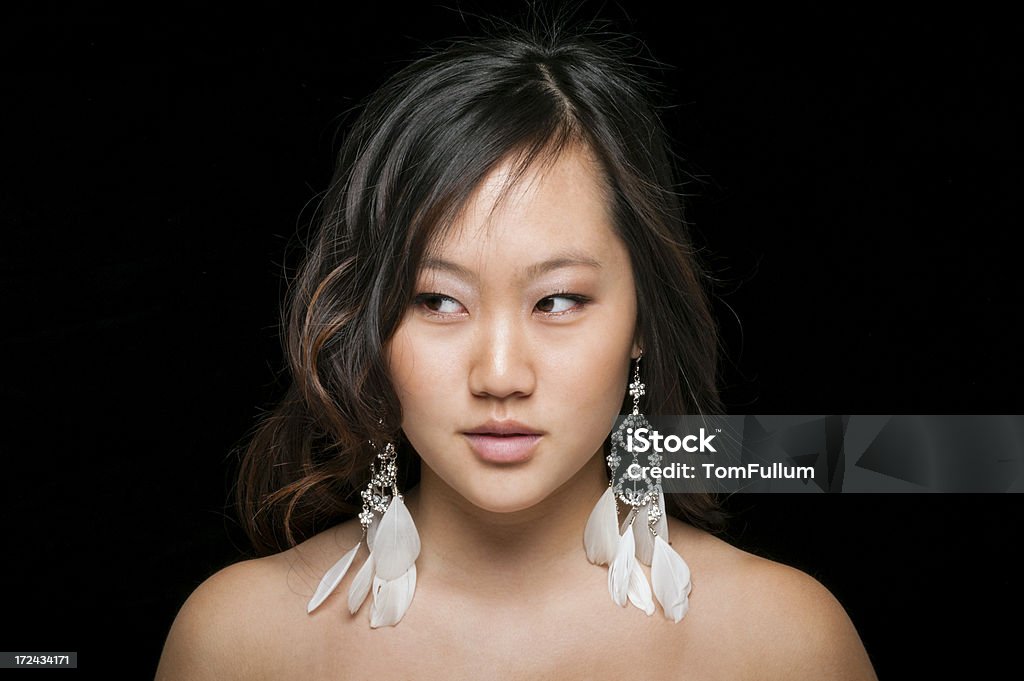 Bela jovem mulher asiática - Royalty-free Asiático e indiano Foto de stock