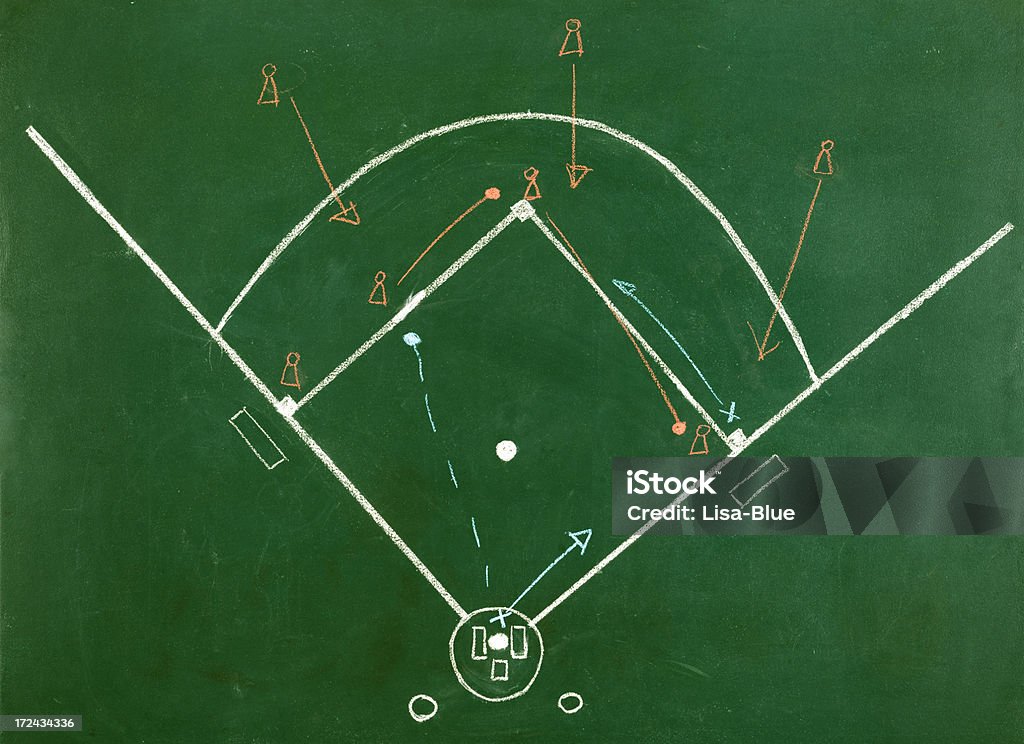 Baseball Diamond-Strategie - Lizenzfrei Baseball Stock-Foto