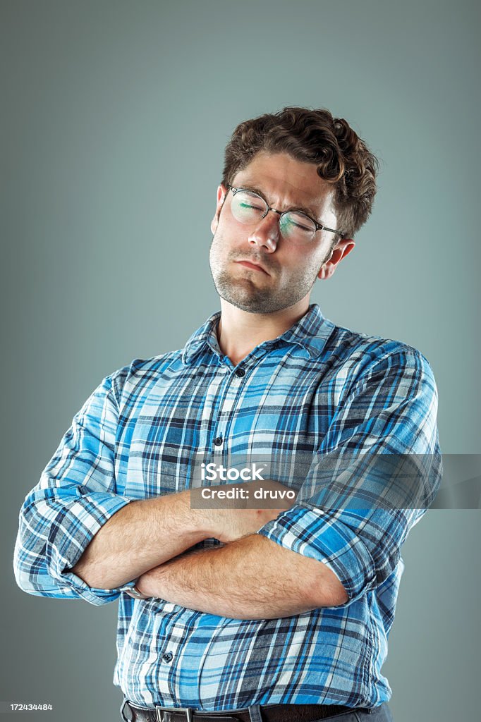 Jovem inteligente olhar masculino daydreaming - Royalty-free 25-29 Anos Foto de stock