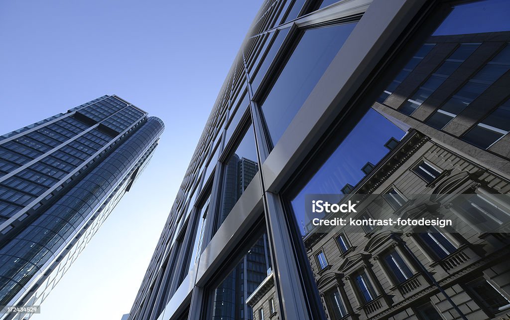 Финансовый район, Франкфурт-на-Майне, Германия - Стоковые фото Архитектура роялти-фри