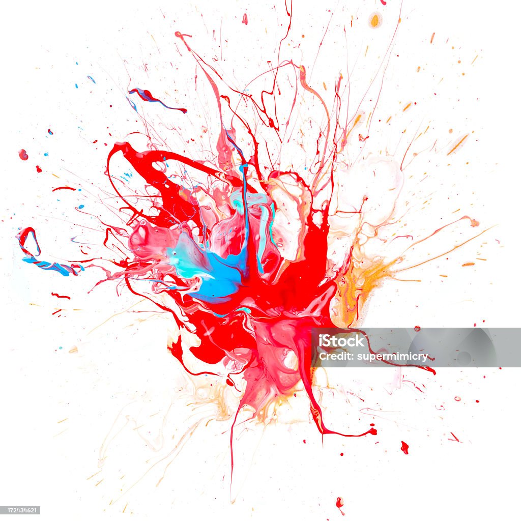 paint splash - Lizenzfrei Abstrakt Stock-Foto