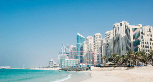 istock Jumeirah Beach and Cityscape 172434659