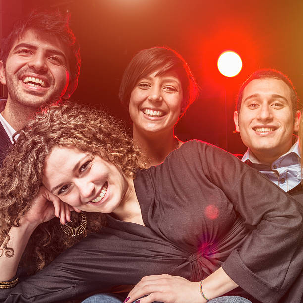istock Friends at disco club having fun 172434733
