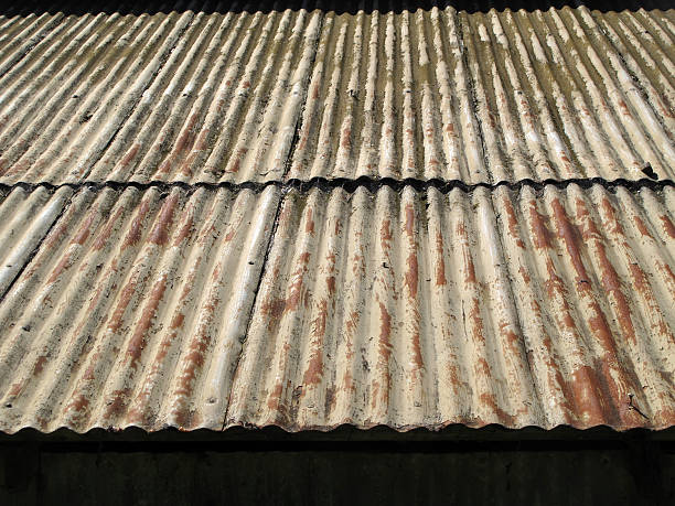 istock Old, Rusty, Metal Roof Shingles 172435171