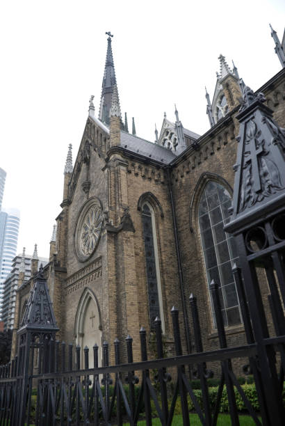 istock Church behind the fence 172435225