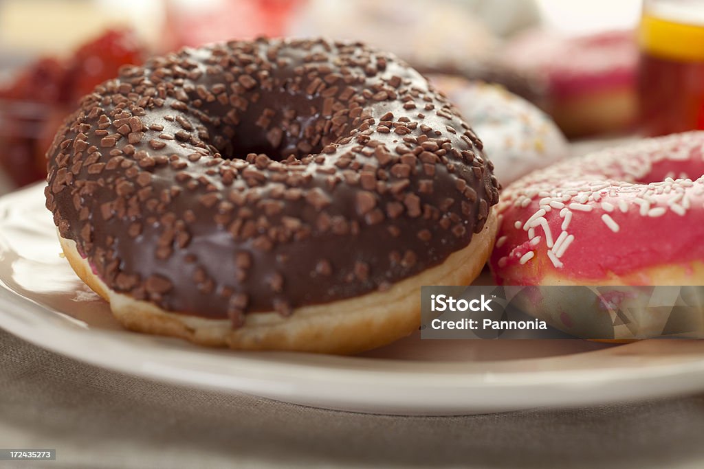 Frische Donuts - Lizenzfrei Bildschärfe Stock-Foto