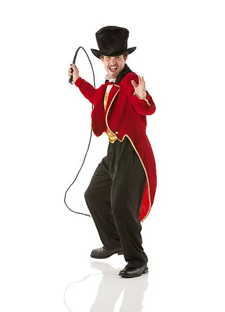 Photo of Ring master performing with a whip