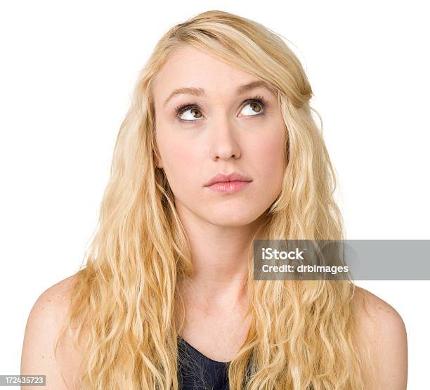 Daydreaming Young Woman Stock Photo - Download Image Now - 20-24 Years, 20-29 Years, 25-29 Years