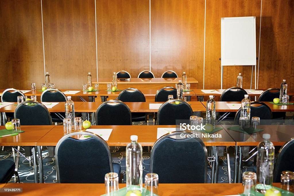 Sala de aulas com refreshments - Royalty-free Reunião de negócios Foto de stock