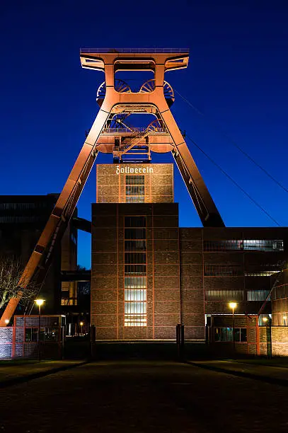 Zeche Zollverein in Essen, Germany - UNESCO world cultural heritage and landmark of Essen in Germany