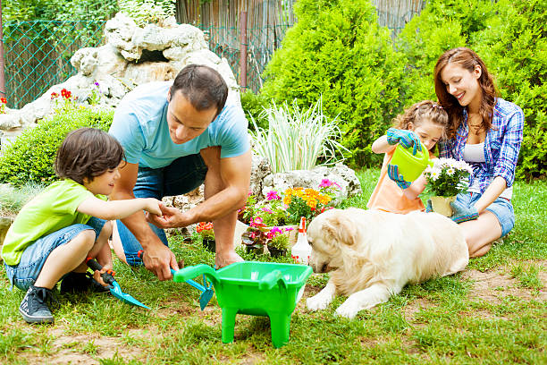 istock Family Gardening Together 172436258