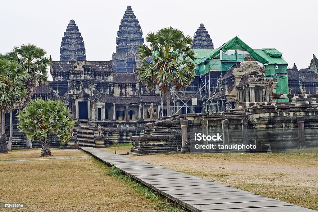 Angkor Wat Southern Pavillon - Photo de Angkor libre de droits