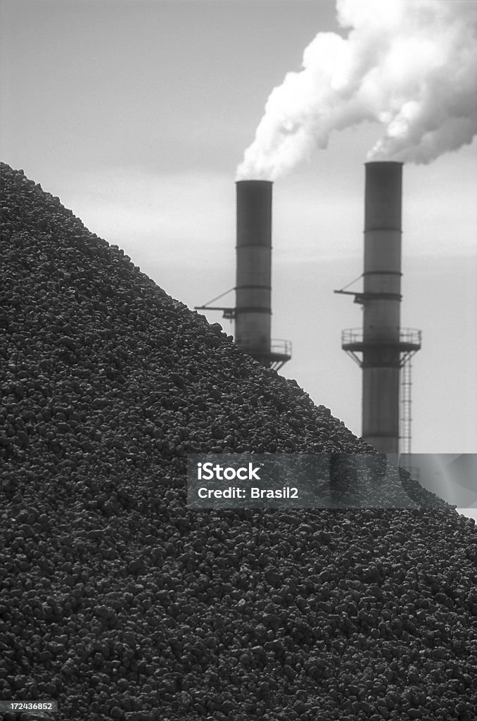 Pollution I used a 35mm film ! Mining - Natural Resources Stock Photo