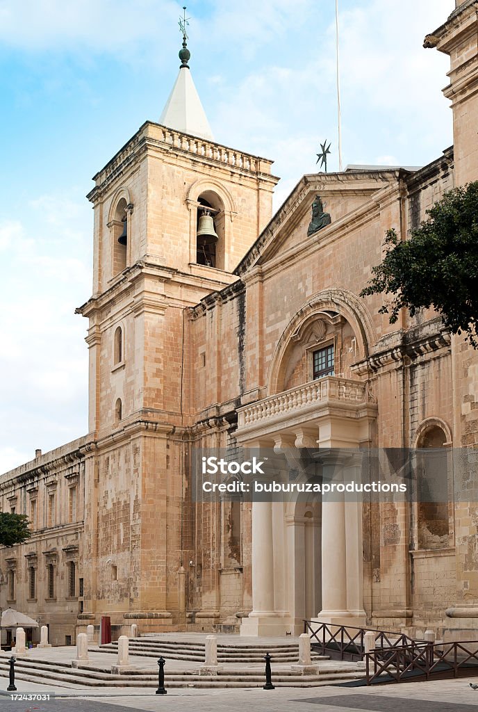 St. John's Cathedral, em Malta - Foto de stock de Arquitetura royalty-free