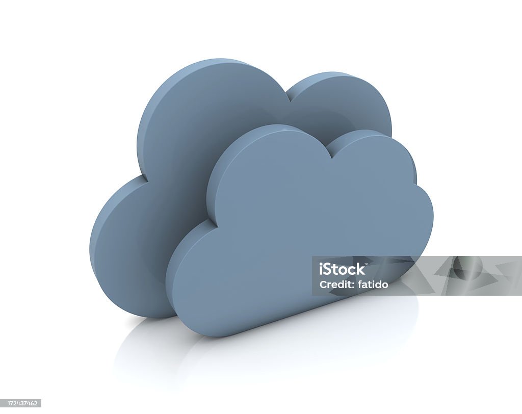 Cloud Computing Concept Arrow Symbol Stock Photo