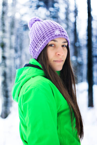 Young woman Wintertime portrait