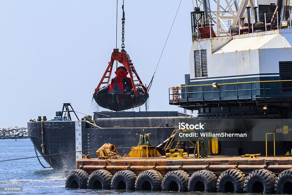 Canal Dredging en California - Foto de stock de Agua libre de derechos