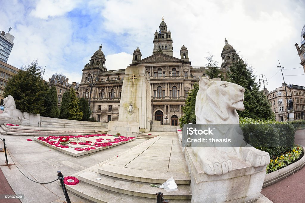 Cénotaphe de Glasgow - Photo de City Chambers libre de droits