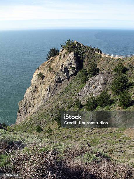 Foto de Muir Com Vista Para A Praia No Marin County Califórnia e mais fotos de stock de Muir Beach