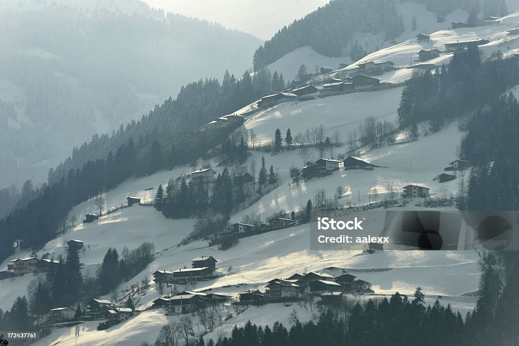 Sonne und winter Österreich tirol - Lizenzfrei Alpen Stock-Foto