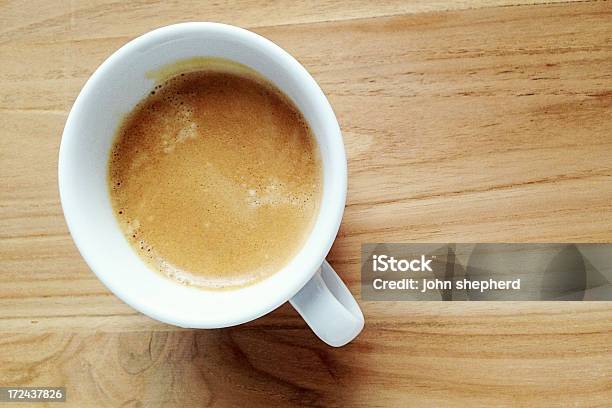 Espresso Coffee From Above Iphone 5 Image Stock Photo - Download Image Now - Coffee - Drink, Coffee Cup, Color Image