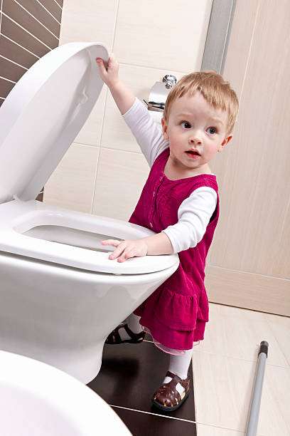 istock Inspection of cleanness toilet 172437868