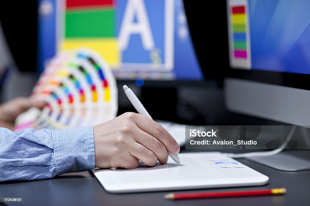 Graphic Designer Artist Stock Photo