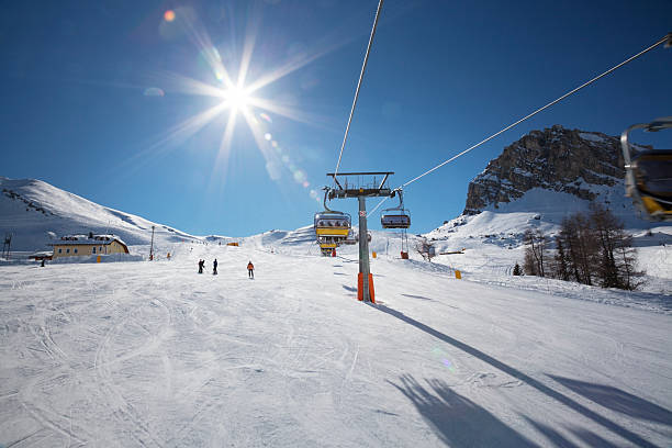 Chair lifts in The Dolomites