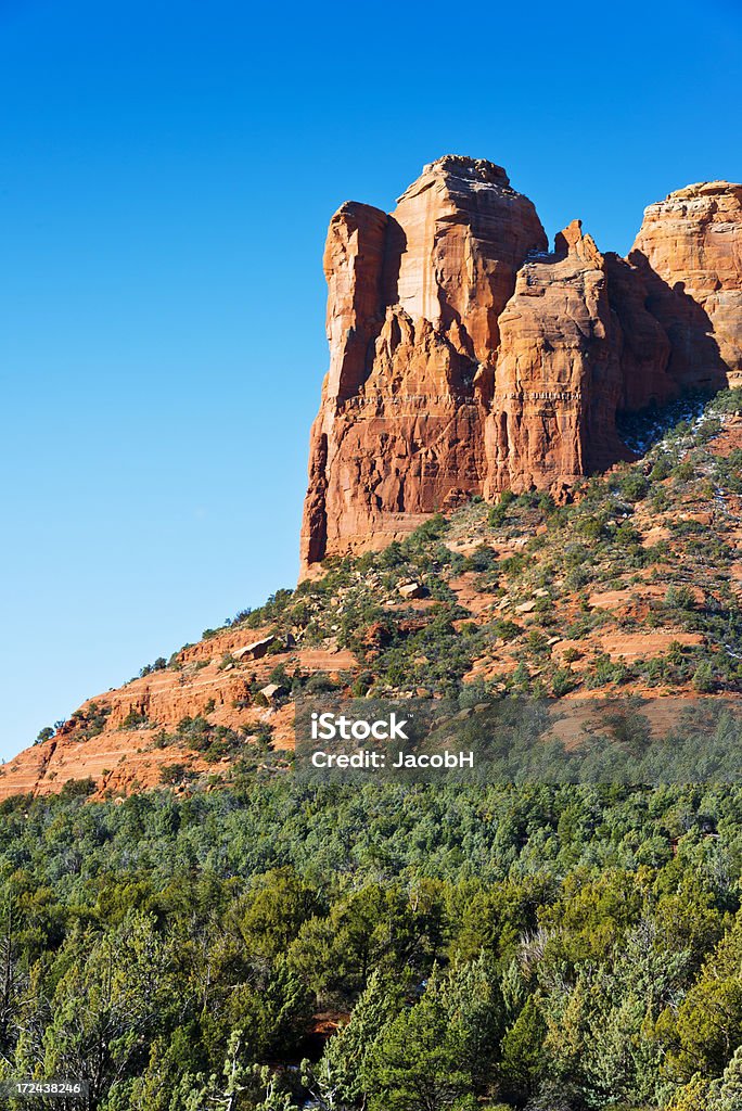 Coffeepot Rock w pobliżu Sedona - Zbiór zdjęć royalty-free (Ameryka)