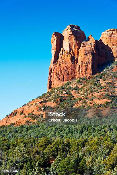 Coffeepot Rock W Pobliżu Sedona - zdjęcia stockowe i więcej obrazów Ameryka - Ameryka, Bez ludzi, Dziki Zachód