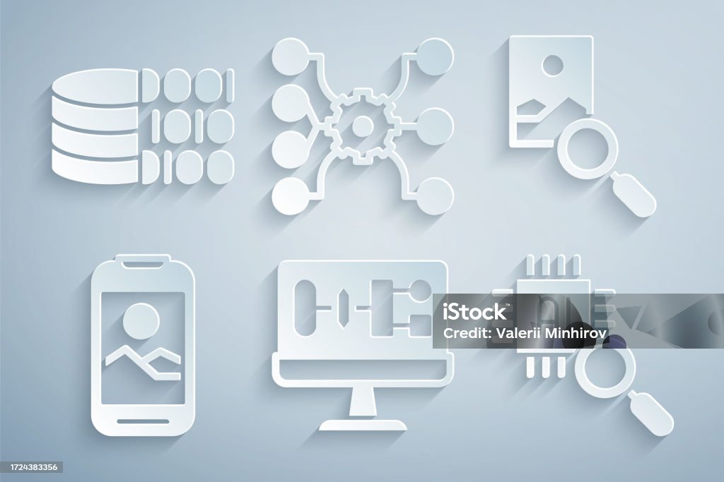 Set Algorithm Photo Retouching Mobile Phone Processor Cpu Neural ...