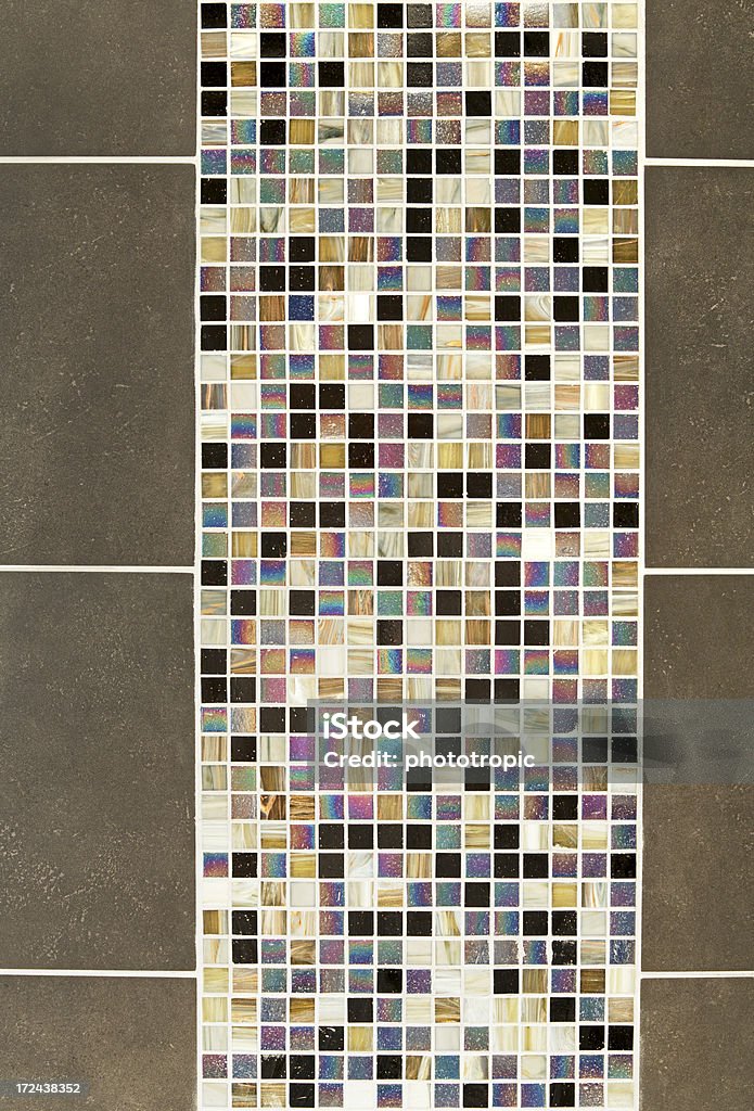 Декоративной мозаикой плиткой - Стоковые фото Архитектурный элемент роялти-фри