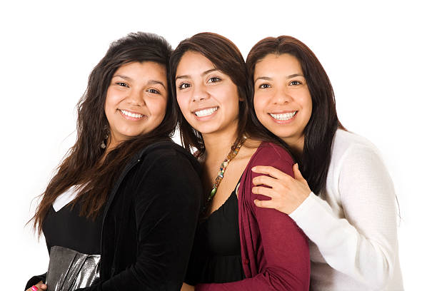 istock Mother and Daughters with Bright Smiles 172438486