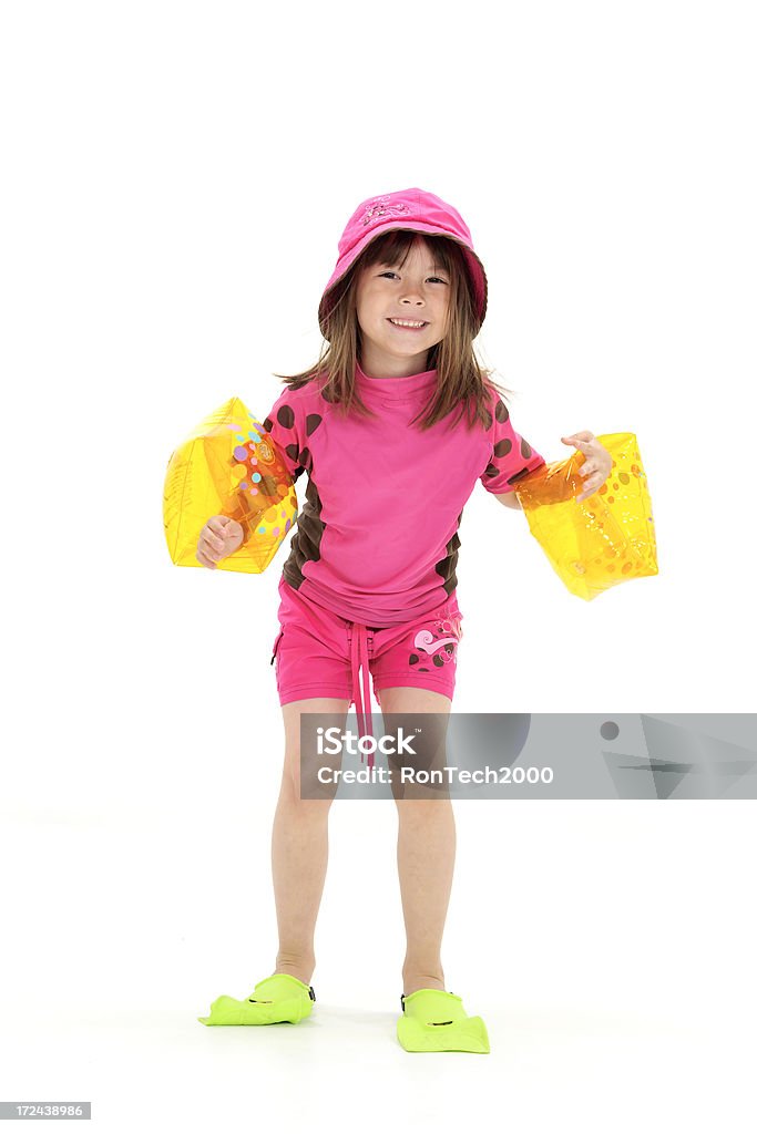 Garota pronto para nadar - Foto de stock de Criança royalty-free